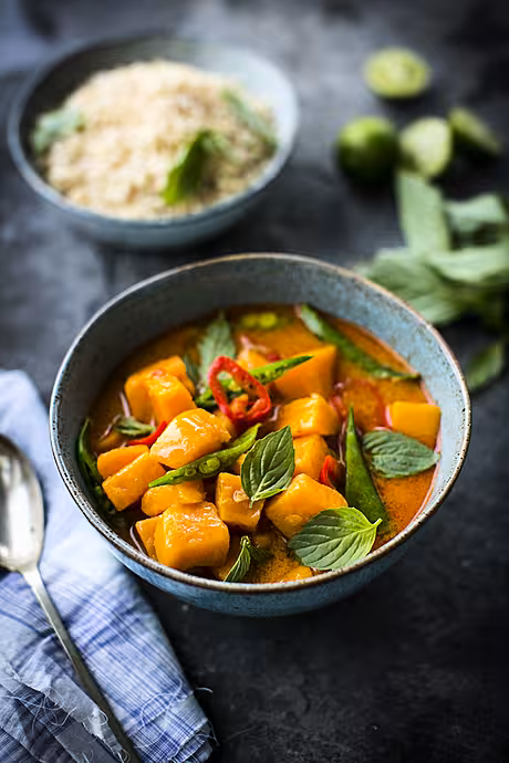 Thai Sweet Potato Stew with Lemongrass & Ginger Brown Rice | DonalSkehan.com, A Thai Stew offering ultimate warmth and flavour for the colder months.