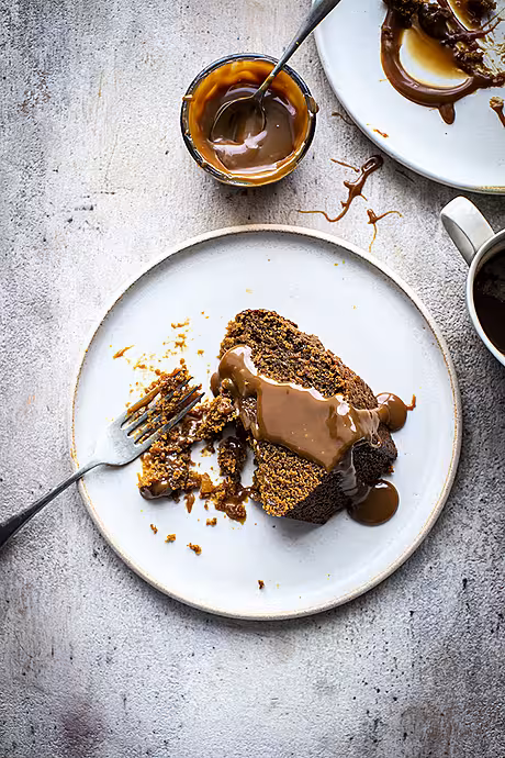Sticky Ginger & Treacle Cake | DonalSkehan.com