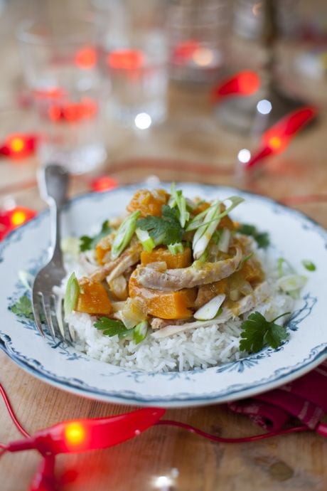 Leftover Turkey and Squash Thai Green Curry | DonalSkehan.com, For when you have had enough of turkey sambos!  