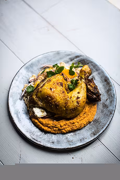 Turmeric & Ginger Spatchcocked Chicken | DonalSkehan.com, Spice up your traditional Sunday roast!