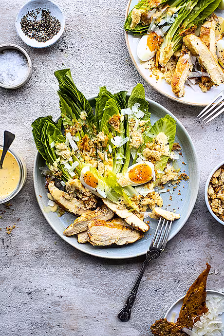 Classic Chicken Caesar Salad | DonalSkehan.com