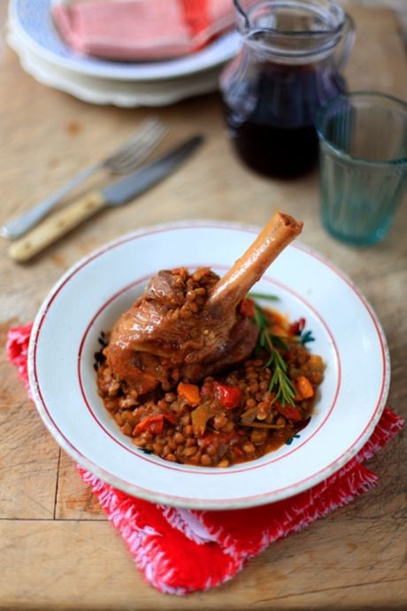 Lamb Shanks With Lentils | DonalSkehan.com, A nice alternative to traditional roast lamb. 