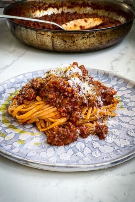Spicy Meat Sauce Pasta | DonalSkehan.com