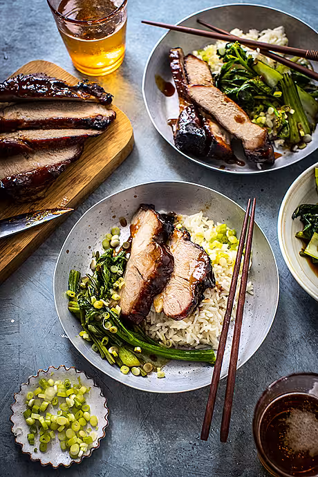 Roast Pork with Plum, Soy & Star Anise | DonalSkehan.com