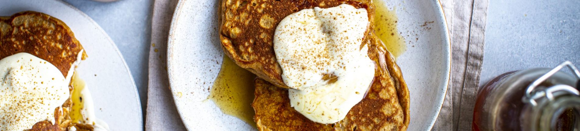 Christmas Gingerbread Pancakes - Nicky's Kitchen Sanctuary