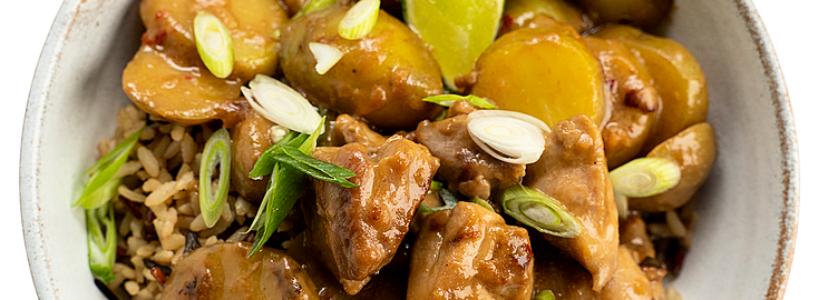 Peanut Butter Chicken & Potato Curry - October Recipe - Donal's Kitchen