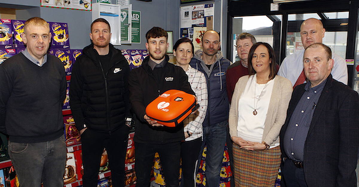 Gavin Boal Busy Letterkenny suburb gets life-saving defibrillator - Donegal Daily
