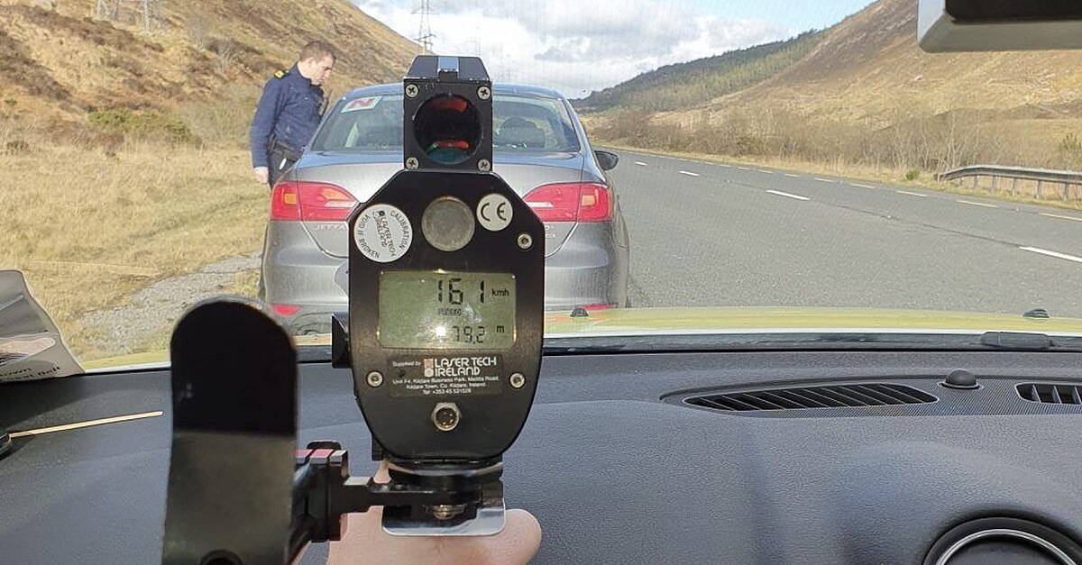 Dangerous driver caught speeding at 161kph outside Donegal Town ...