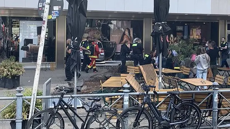 International: One dead and at least 8 injured after car drives into ...
