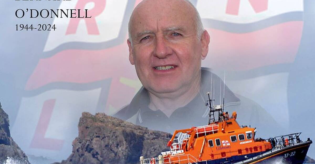 Arranmore RNLI pays tribute to former mechanic, Bernard O'Donnell ...