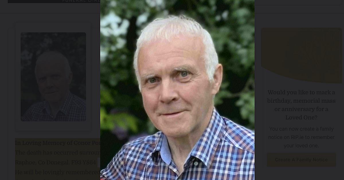 Conor Porter Raphoe Sad passing of popular Raphoe musician and community activist, Conor ...