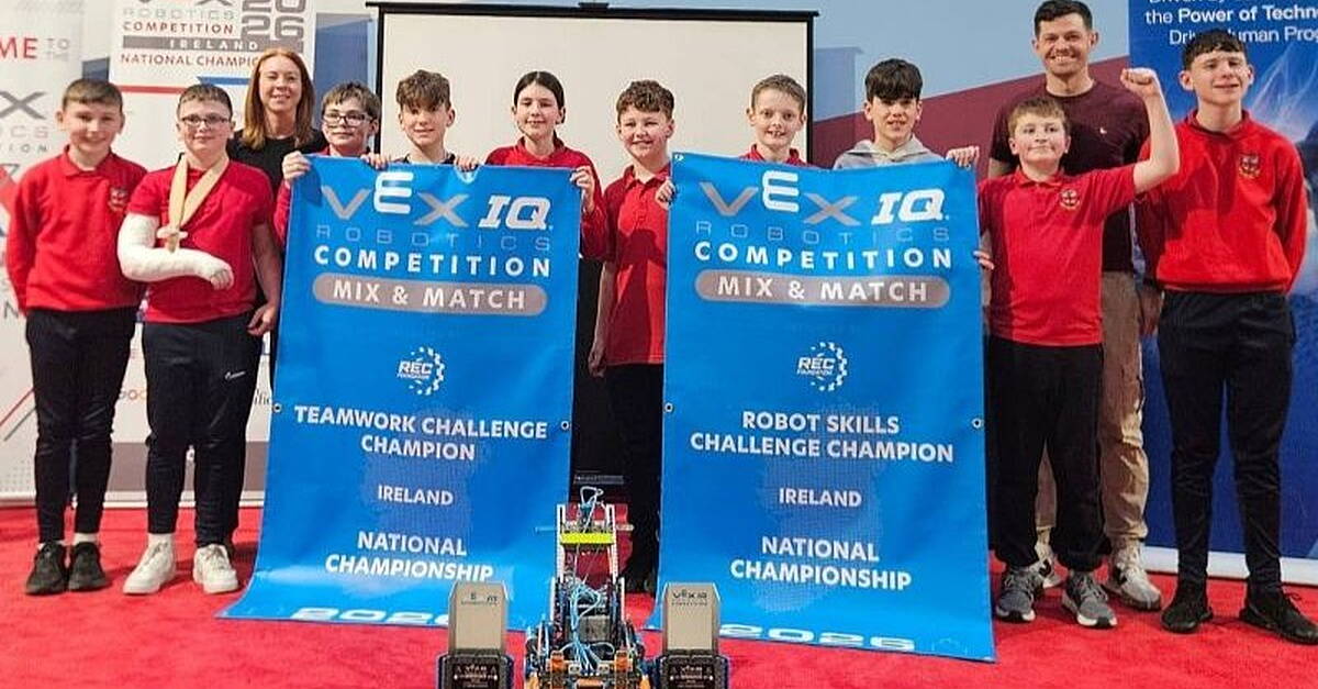 Irish Robotics East Donegal school to represent Ireland at World Robotics Championship ...