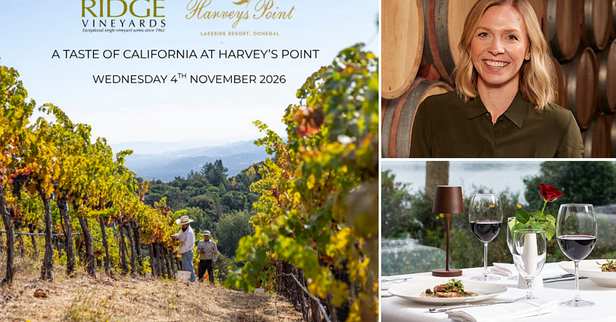 Harveys Point to host Irelands Ridge Vineyards wine event of the year
