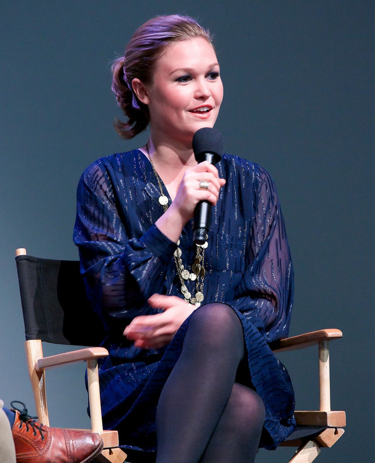 Actress Julia Stiles attends a press conference Entertainment.ie
