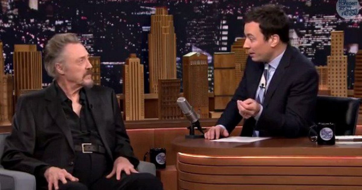 Watch Jimmy Fallon Engages In Bottom Clenching Interview With Christopher Walken