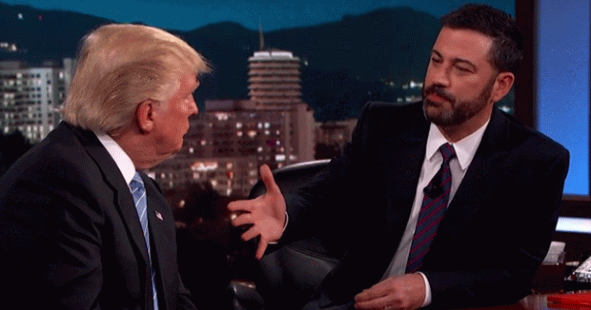Watch: Jimmy Kimmel had no problem ripping into Donald Trump (to his