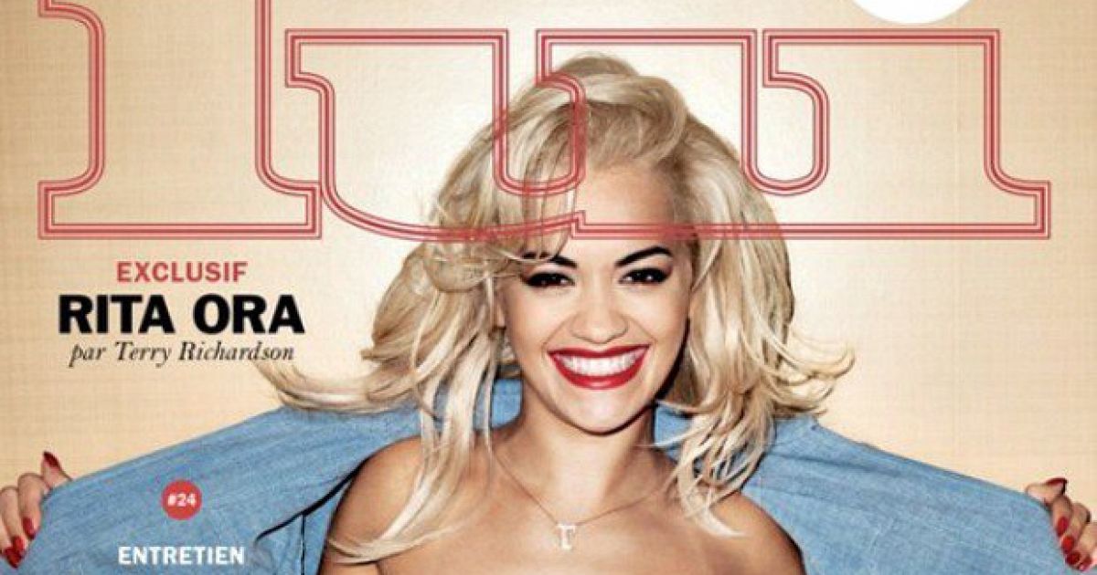 Pic Rita Ora Poses Topless On Cover Of French Lui Magazine Embodies Freedom