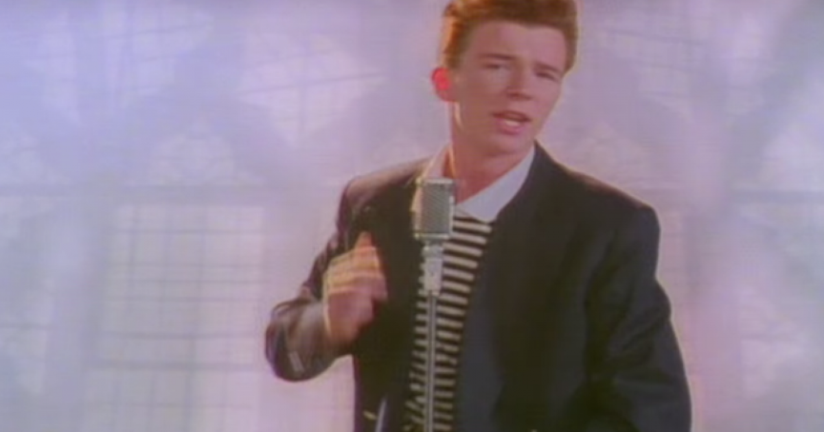 Rick Astley's new album is currently No.1 in the UK charts