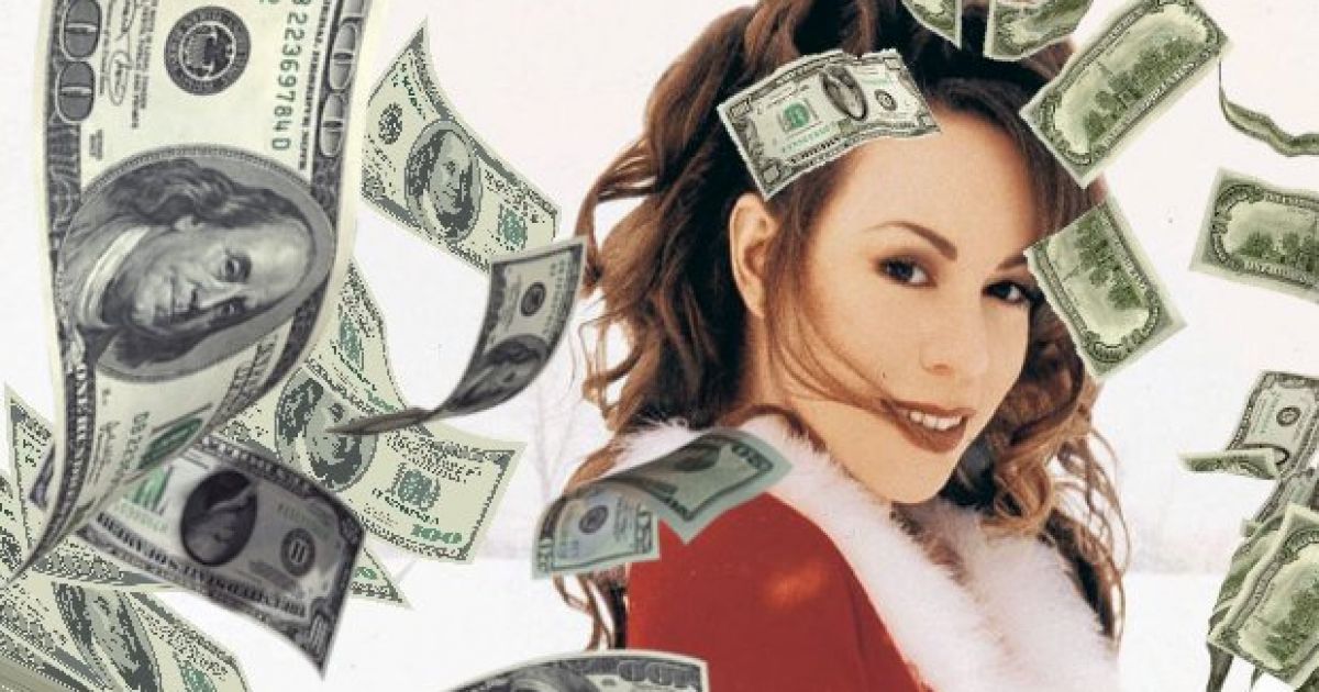 how much money does mariah carey make at christmas
