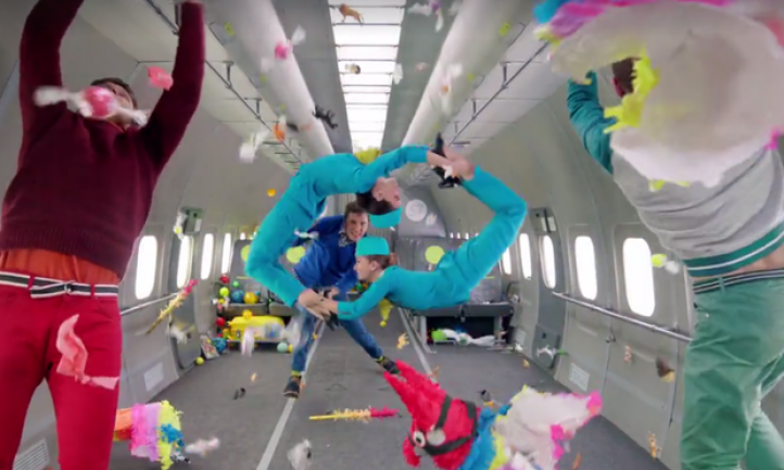 Ok go upside down inside out как снимали