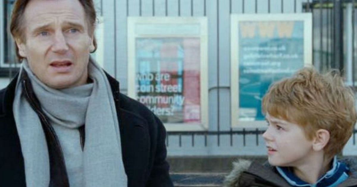 First pics of Liam Neeson and Thomas Brodie-Sangster (Sam) on set ...