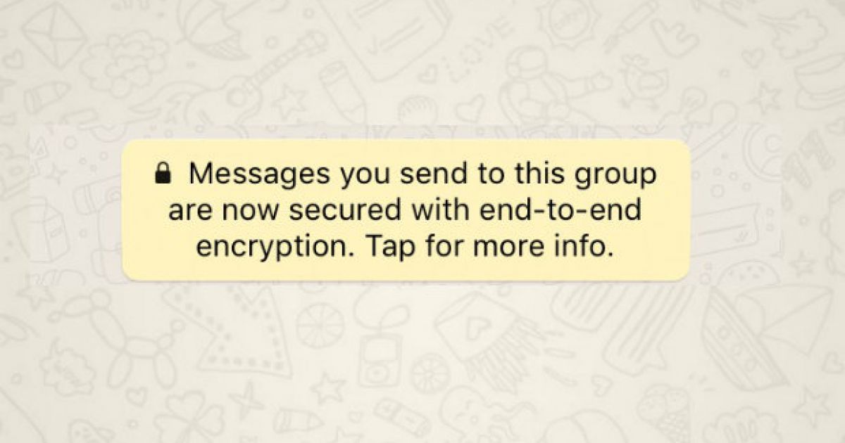 Heres What That New Whatsapp Message About End To End Encryption Really Means 6907