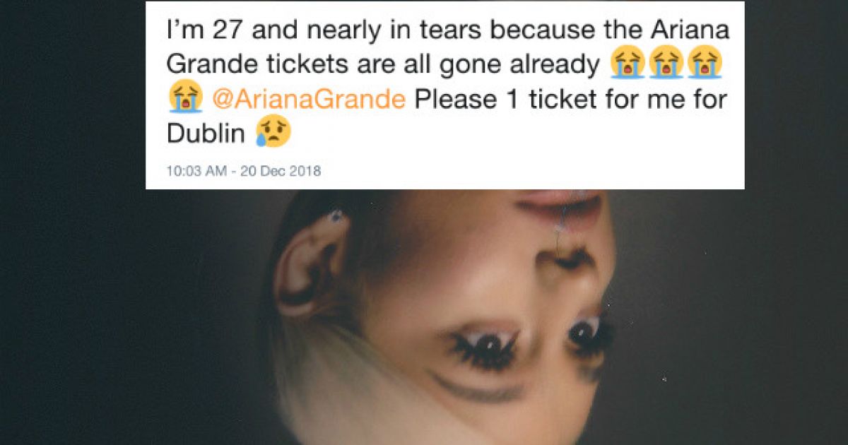 Ariana Grande Just Sold Out Her Second Irish Date And