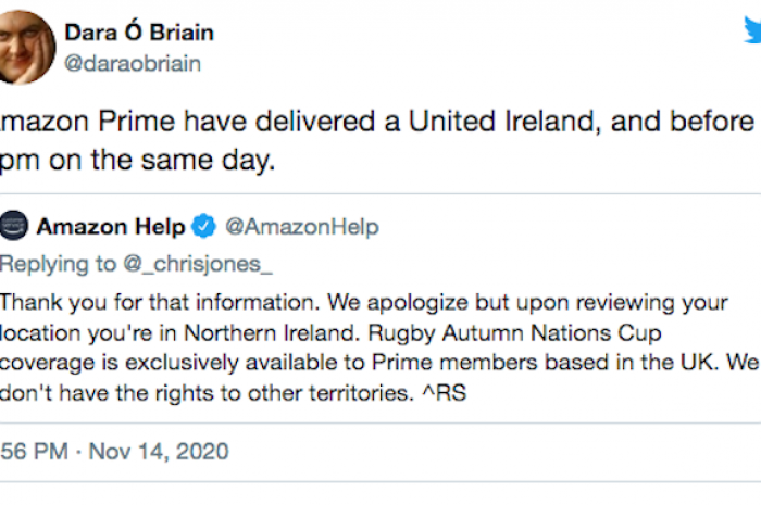 Amazon Customer Service Twitter Goes Viral When It Says Northern Ireland Isn T In The Uk