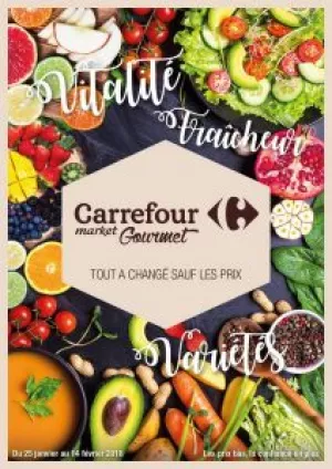 Carrefour Gourmet flyer "everything's changed except the prices"