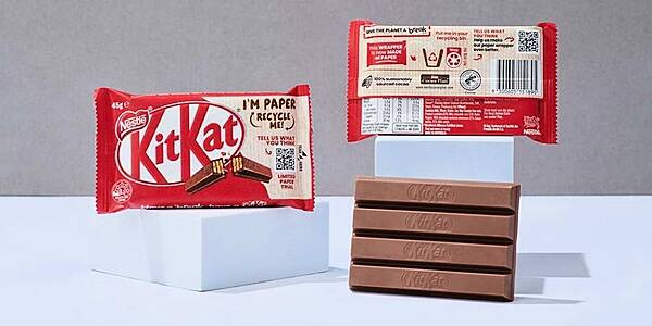 Nestlé Tests Recyclable Paper Packaging For KitKat