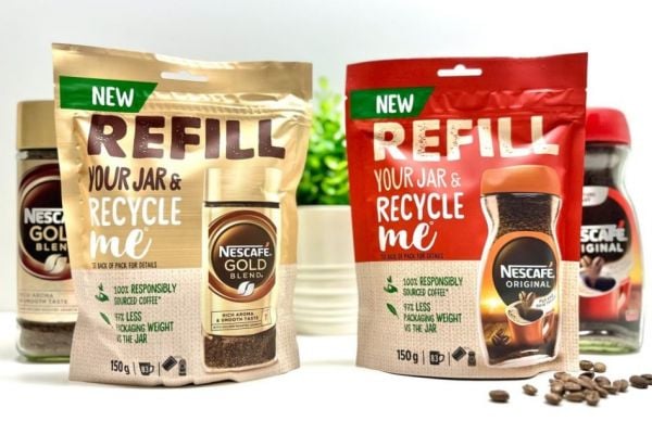 Nescafé Launches Less Expensive, More Sustainable Refill Pouch
