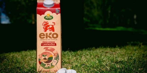 Arla Foods Explores Fibre-Based Caps For Milk Cartons