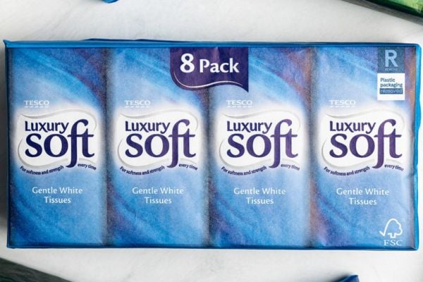 Tesco Introduces Paper Packaging For Own-Brand Pocket Tissues