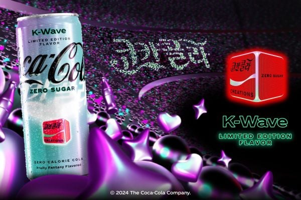 Coca-Cola Launches Limited-Edition K-WAVE Zero Sugar For K-Pop Fans