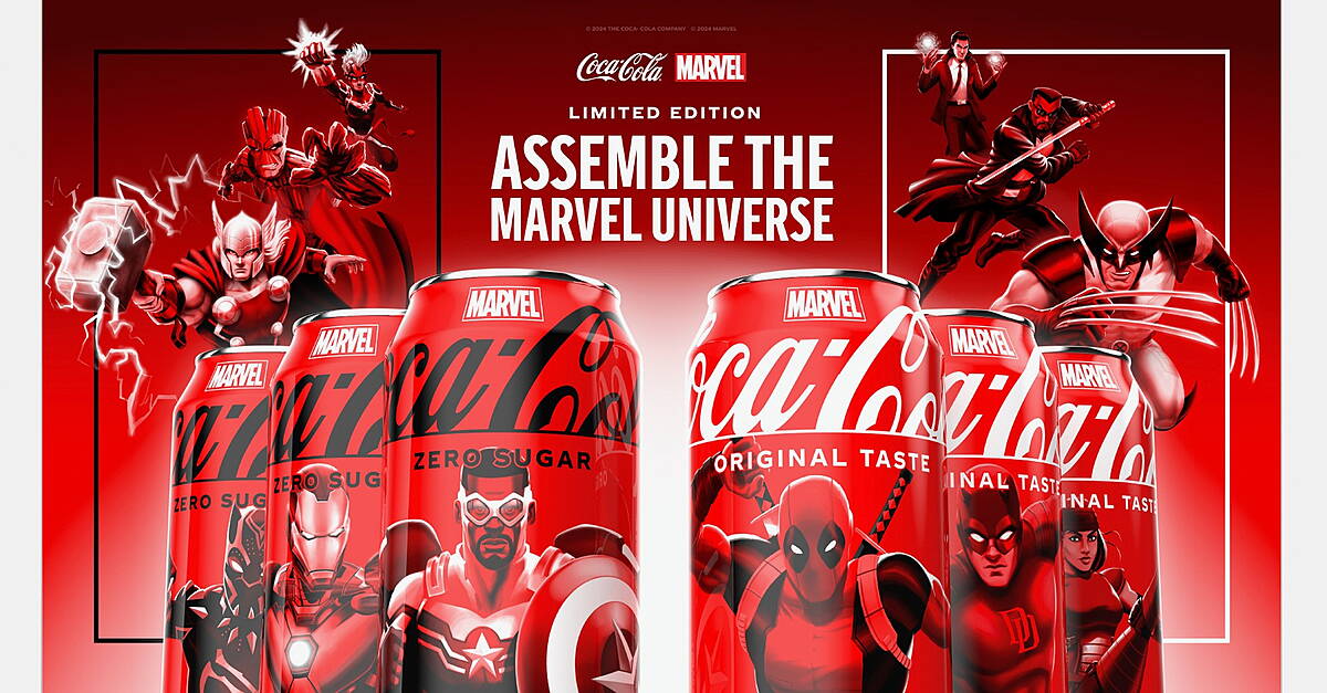 Coca-Cola Launches Limited-Edition Packaging Featuring Marvel Universe Characters - Vimarsana News