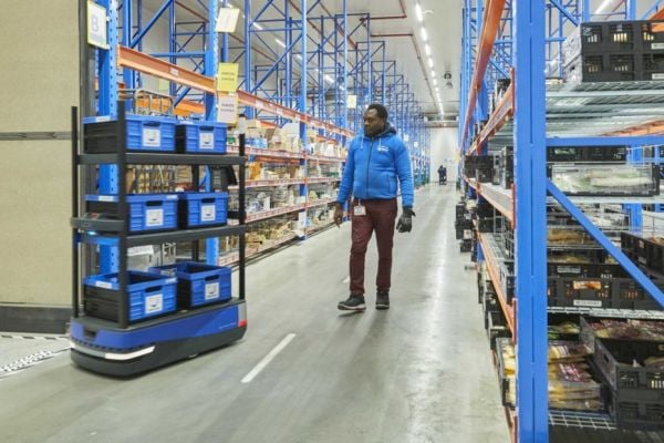 Colruyt Introduces Self-Driving Vehicles In Distribution Centres For Collect&Go Service