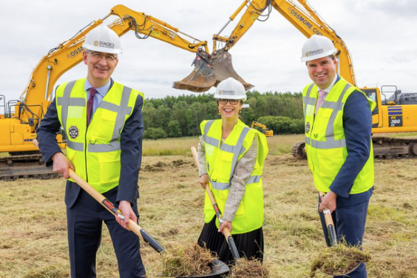 Diageo Commences Construction Of Carbon-Neutral Brewery In Kildare