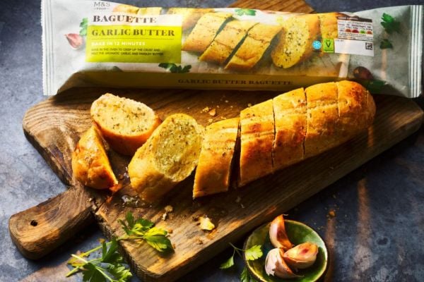 Marks & Spencer Introduces Paper Packaging For Garlic Baguettes