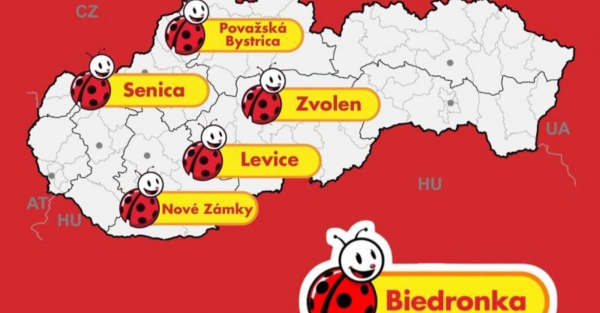 Biedronka prezrádza lokality svojich prvých piatich predajní na Slovensku