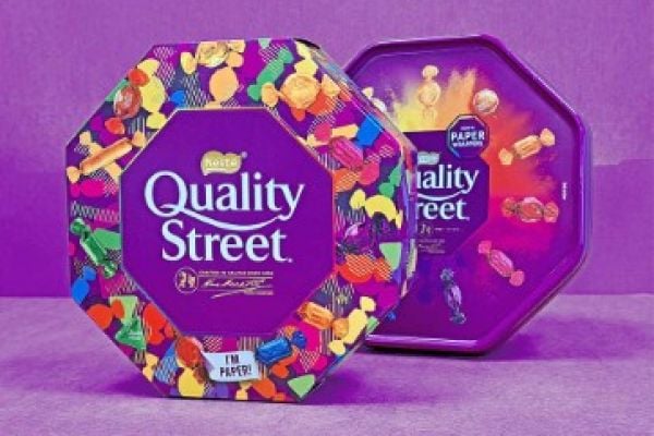 Nestlé's Quality Street Gets Paper Tub Look