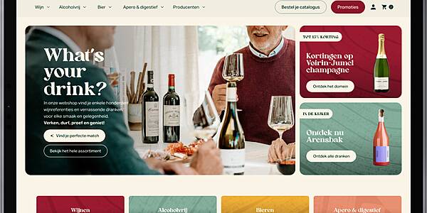 Colruyt Group Launches New Webshop For 'Refined Drinks'