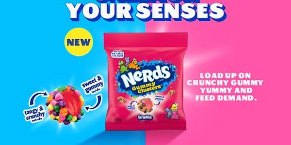 NERDS Gummy Clusters And NERDS Rope Available In Europe