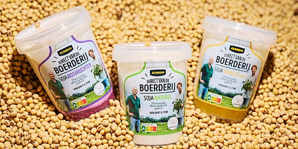 Dutch Retailer Jumbo Launches Plant-Based Yoghurt From Local Soy