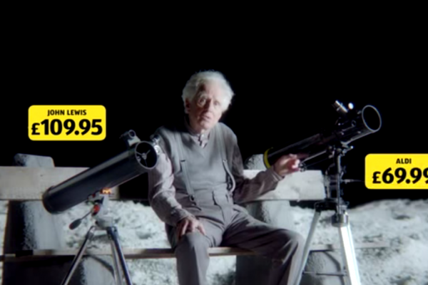 Aldi UK Spoofs John Lewis's 'Man on the Moon' Christmas Ad