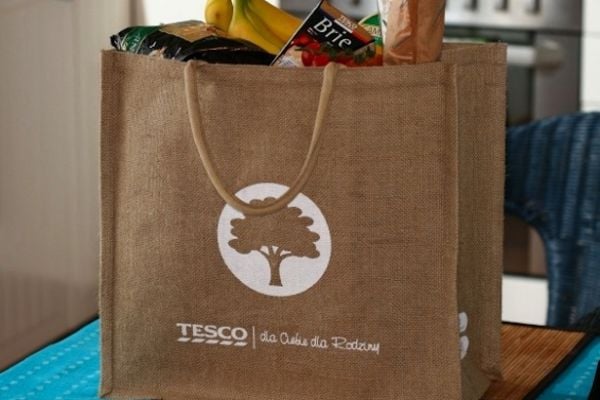 Tesco Reports 78% Fall In Plastic-Bag Use