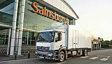 Sainsbury’s Trials First Liquid Nitrogen-Fuelled Truck