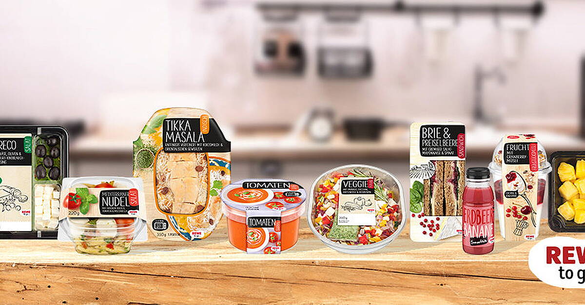 Rewe Fast Food Rewe Launches Healthy Food To Go Line | ESM Magazine