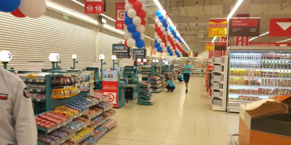 Modern-Expo Supplies Retail Solutions For Carrefour Store In Georgia