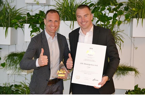Lidl Slovenia Awarded 'AAA' Gold Certificate of Excellence