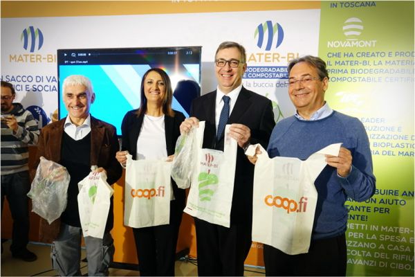 Unicoop Firenze First To Introduce New Mater-BI Shopping Bags